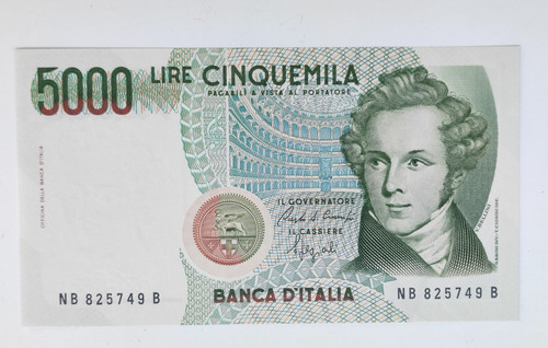 5000 lire italien - , unc