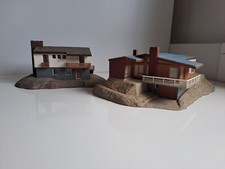 Kibri H0 2 Häuser 8140 2x Bungalow m. Tiefgarage Sauber gebaut Architekten Villa