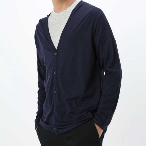 Men icebreaker cardigan navy - men,