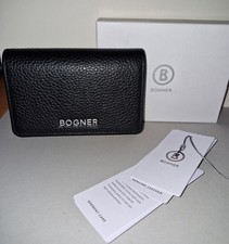 Bogner - Damen Lederportemonaie - schwarz - 14 cm x 10 cm - NEU