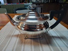 Teekanne, versilbert, englisch