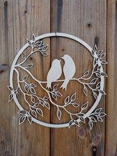 Fensterbild Wandbild aus Holz