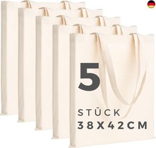  POLHIM® Hochwertige Stoffbeutel - Beutel für Wäsche, Sport, Shopping, Le 