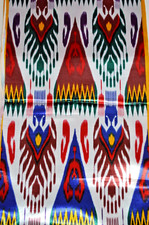 IKAT  Stoff   Seide/ Baumwolle