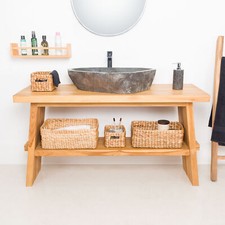 Waschtisch 140 cm aus Teakholz