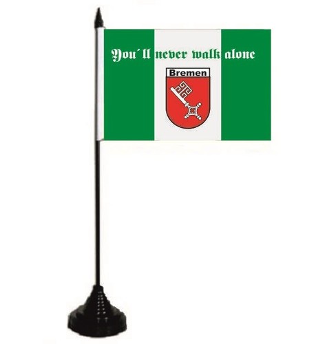 Tischflagge bremen never - tischflagge, walk