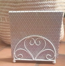 Serviettenhalter antik-weiß