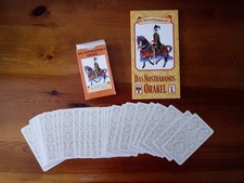 Nostradamus Orakelkarten + Buch, 30 Karten, gebraucht, gut erhalten.