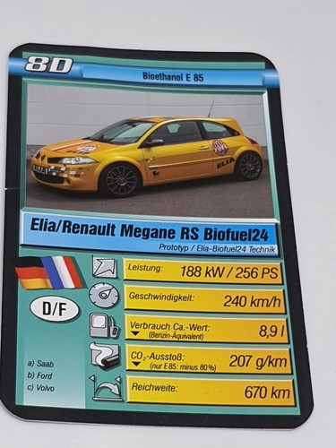 Elia renault megane biofuel - renault, rs