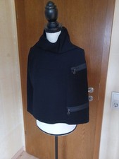 Sarah Pacini Poncho schwarz Onesize ungetragen hervorragender Zustand