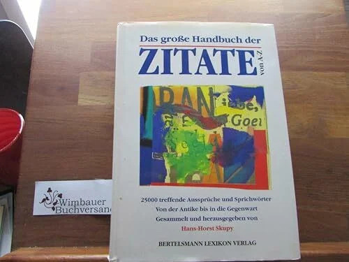Das große handbuch der zitate - der,