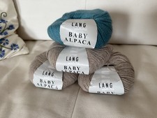 4 Knäule Baby Alpaka von Lang