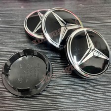 Für Mercedes Benz Alufelge Wheel Emblem Nabenkappen Nabendeckel Radkappen 65MM