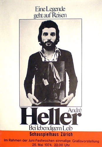 Andre heller konzertplakat - ,