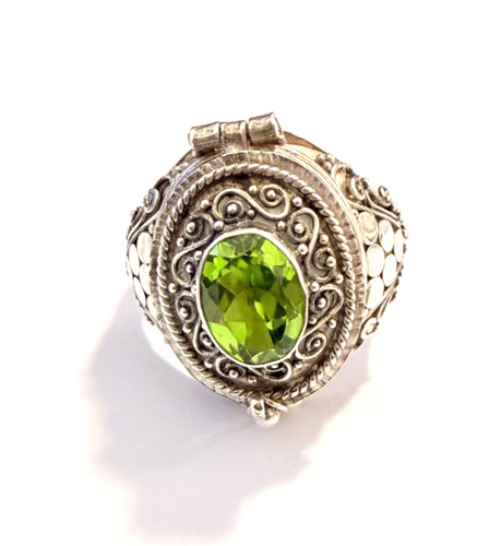 Silberring giftring oval - silberring,