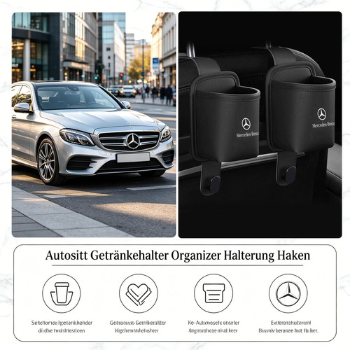 Autositz getränkehalter - 2x,