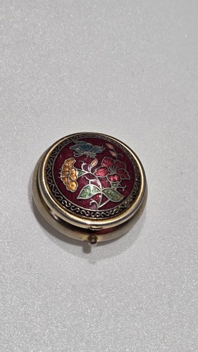 Cloisonné pillendose vintage - pillendose,