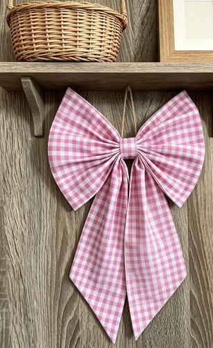 übergroße gingham baby - baby, rosa