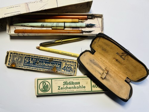 Konvolut pelikan zeichenkohle - konvolut,