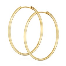 Paar Creolen 333 Gelb Gold 8