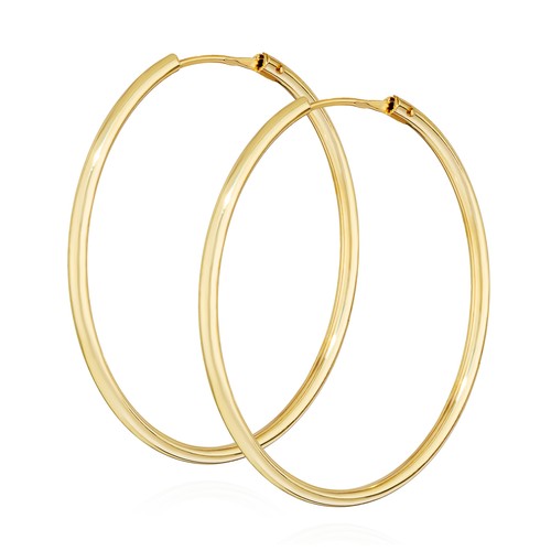 Paar creolen 333 - gold, 8