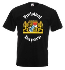 T-Shirt Freistaat Bayern "Wappen" bayrisches bayerisches Shirt München Bavaria