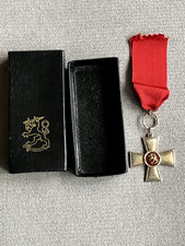 Finnland: Orden des finnischen Löwen / Ritterkreuz / Silber Punzen /in Schatulle