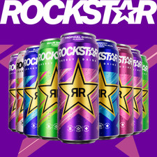 Rockstar Energy Drink Mix -  Guava, Blueberry & Sour-Edition - 12 x 500ml