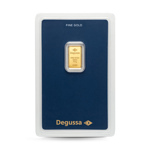 Gold barren degussa 0 5 - barren, 0,5