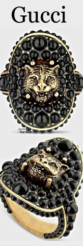 Gucci panther kopf ring - gucci,