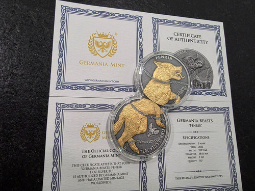 Silber germania mint - 1, oz