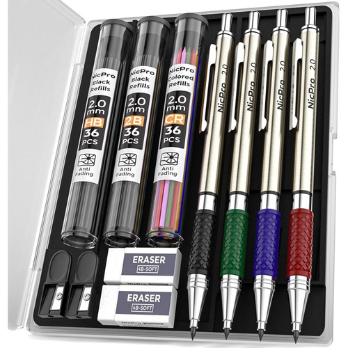 Druckbleistift set 2mm 4 - set,,