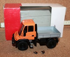 NZG 465 Unimog U 300 Komunalversion in Orange mit Kipperpritsche 1:43 Neu in OVP