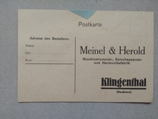 Postkarte" Meinel & Herold
