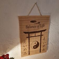 Bastmatte "Japanisches Motiv"