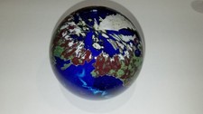 Lundberg Studios Weltkugel in Glas 1992