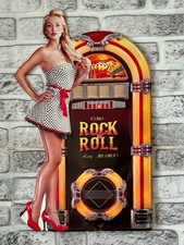 Blechschild Rock n Roll Girl