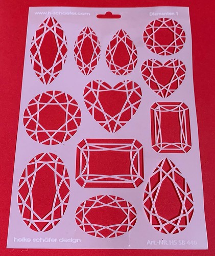 Schablone a4 diamanten1 - schablone,