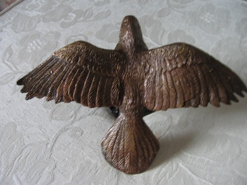 Fliegender vogel adler - vogel, der