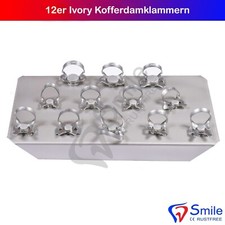 Ivory kofferdam klammer 12er - ivory,