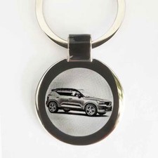 Volvo XC40 Gravur Schlüsselanhänger XC40 als Fotogravur inkl. eigener Textgravur