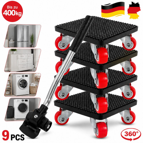 Möbel transportroller set - transportroller,