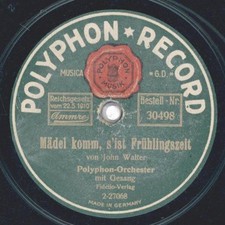 Polyphon orchester mädel - -,