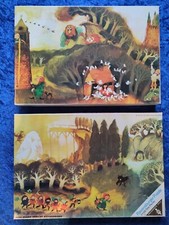 MÄRCHENWELT ali mitgutsch PUZZLE ravensburger 2 x 126 TEILE  sehr selten 1973