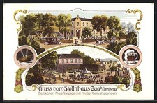 Freiberg, Gasthaus Stollnhaus Zug, Ansichtskarte 