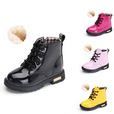 Kinder Mädchen Schneestiefel Winter Warme  Kinderschuhe Gefüttert Schnee Stiefel