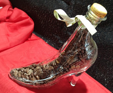 Glas Schuh Pumps High Heel /