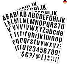 Buchstaben Aufkleber