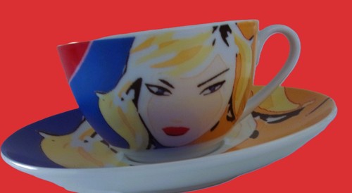 Porzellan kaffee tasse - kaffee-tasse, gross