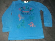 Dino Pullover Blau Gr. 116 Bob Der Bär Junge